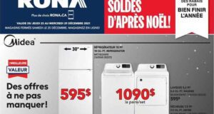 Circulaire Rona du 23 décembre au 29 décembre 2021