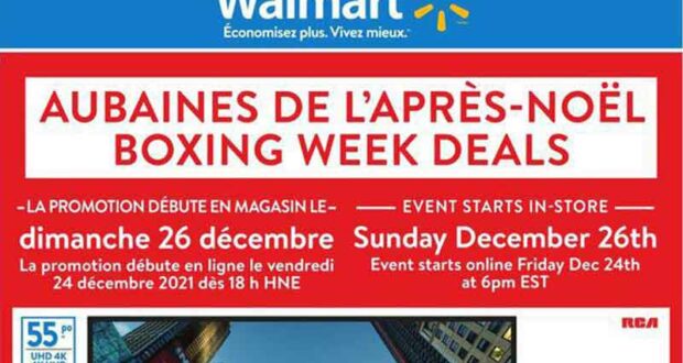 Circulaire Walmart 2021 Solde d’après-Noël