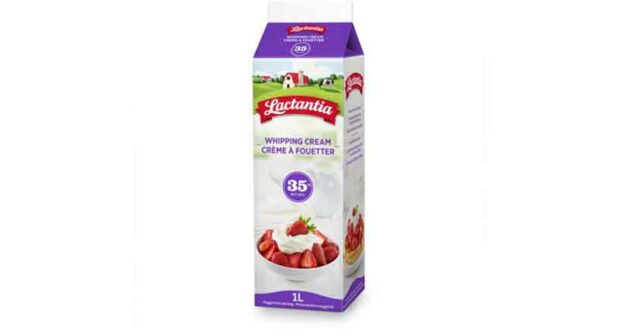 Crème Lactantia 35% à 1.88$