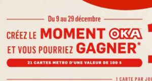 Gagnez 21 cartes Métro de 100 $ chacune