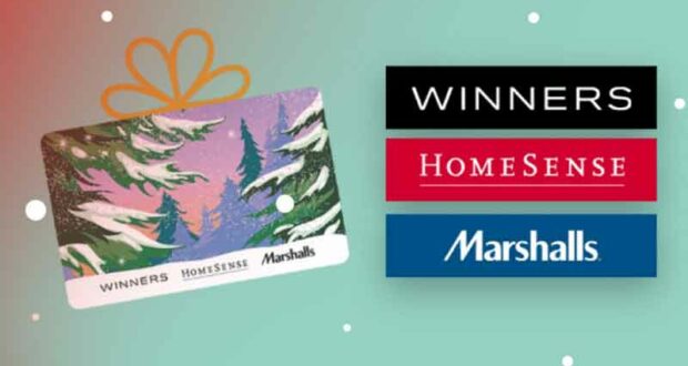 Gagnez 5 cartes-cadeaux HomeSense Winners et Marshalls de 50 $