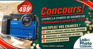 Gagnez un appareil photos Panasonic Lumix DC-TS7 (Valeur de 499 $)