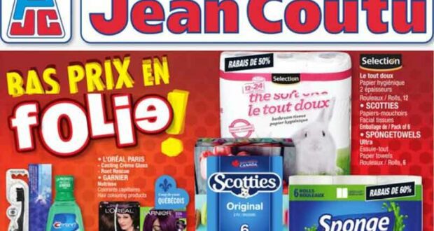 Circulaire Jean Coutu du 13 janvier au 19 janvier 2022