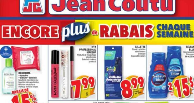 Circulaire Jean Coutu du 6 janvier au 12 janvier 2022