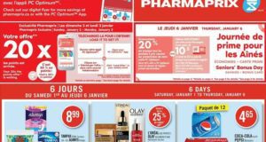 Circulaire Pharmaprix du 1 janvier au 6 janvier 2022