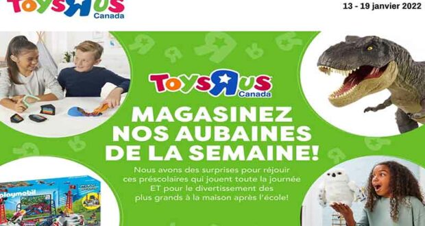 Circulaire Toys R Us du 13 janvier au 19 janvier 2022