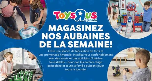 Circulaire Toys R Us du 6 janvier au 12 janvier 2022