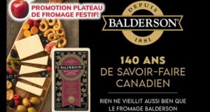 Coupon de 5$ à l'achat de tout fromage cheddar Balderson