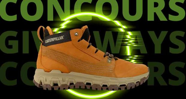 Gagnez une paire de bottes de randonnée Caterpillar