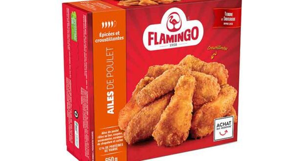 Ailes de poulet surgelés Flamingo à 6.97$