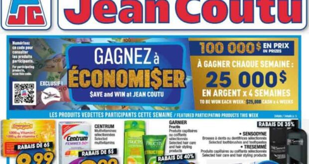 Circulaire Jean Coutu du 17 février au 23 février 2022