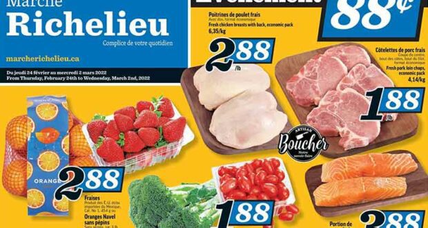 Circulaire Marché Richelieu du 24 février au 2 mars 2022