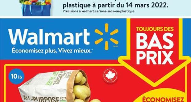 Circulaire Walmart du 24 février au 2 mars 2022