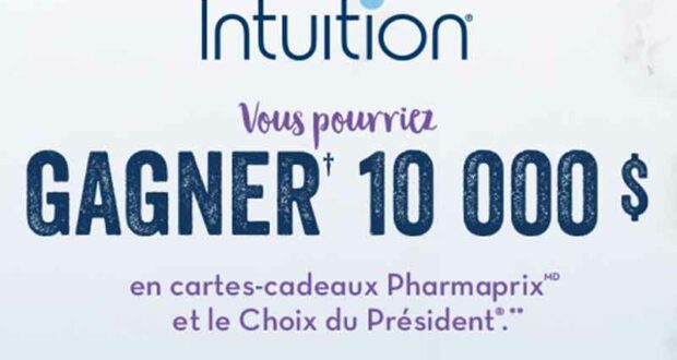 Gagnez 10 000 $ en cartes cadeaux Pharmaprix et Choix du Président