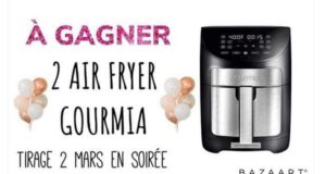 Gagnez 2 Friteuses à air chaud numérique Gourmia