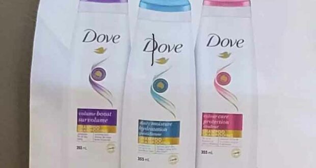 Produits capillaires Dove à 1.84$