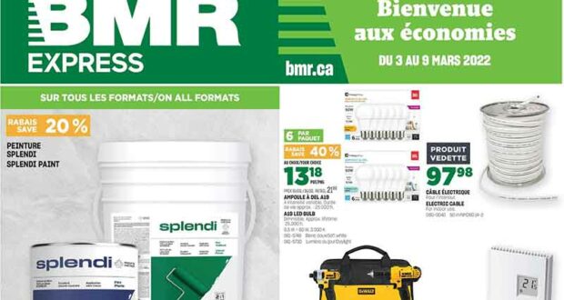 Circulaire BMR du 3 mars au 9 mars 2022