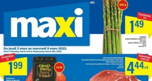 Circulaire Maxi du 3 mars au 9 mars 2022