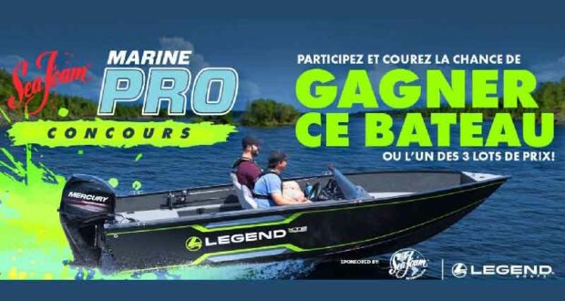 Gagnez un bateau Legend XTE SC 2022 (Valeur de 32 398 $)