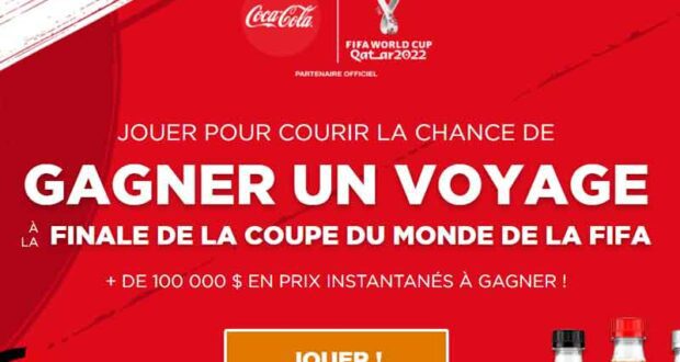 Gagnez un voyage pour la finale de la Coupe du monde (50 000 $)