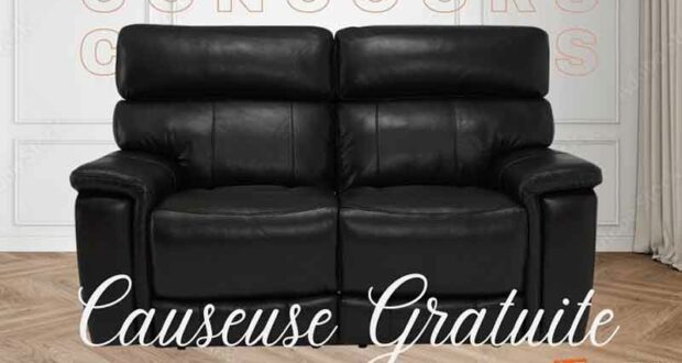 Gagnez une Causeuse de Palliser (Valeur de 4099 $)