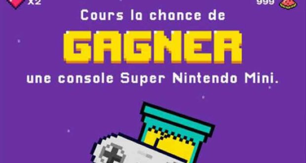 Gagnez une console de jeux Super Nintendo Mini