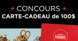 Gagnez votre carte cadeau Chocolats Favoris de 100 $