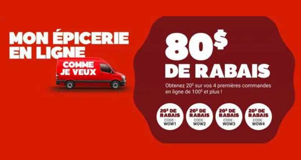 80$ de rabais sur vos prochaines épiceries Metro