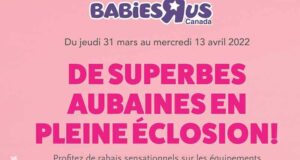 Circulaire Babies R Us du 31 mars au 13 avril 2022