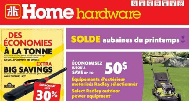 Circulaire Home Hardware du 14 avril au 20 avril 2022