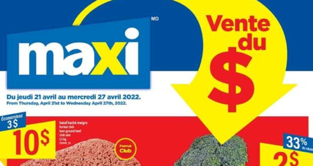 Circulaire Maxi du 21 avril au 27 avril 2022