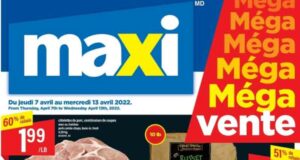 Circulaire Maxi du 7 avril au 13 avril 2022
