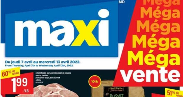 Circulaire Maxi du 7 avril au 13 avril 2022