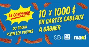 Gagnez 10 cartes-cadeaux Maxi de 1000 $ chacune