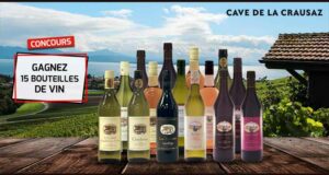 Gagnez un coffret de 15 bouteilles de vin de la Cave de la Crausaz