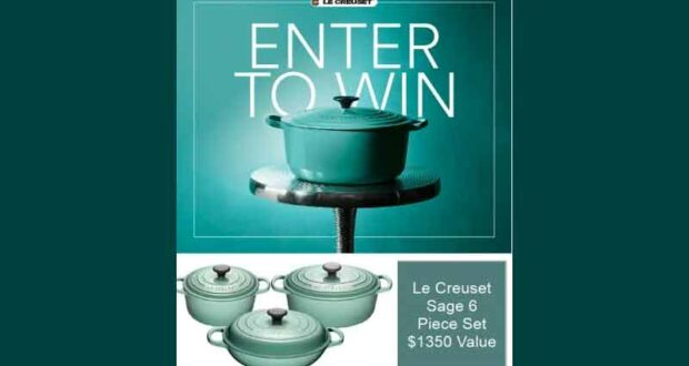 Gagnez un ensemble de cuisine Le Creuset de 1350 $