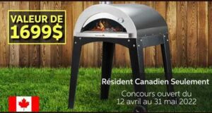 Gagnez un four à pizza italien de 1699 $