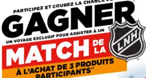 Gagnez un voyage pour assister à un match de la LNH (4000 $)