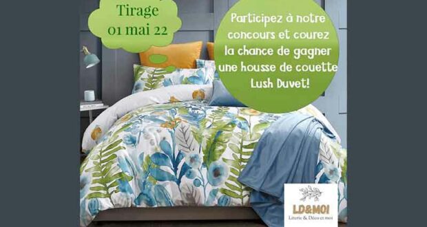 Gagnez une housse de couette Lush Duvet de 168 $