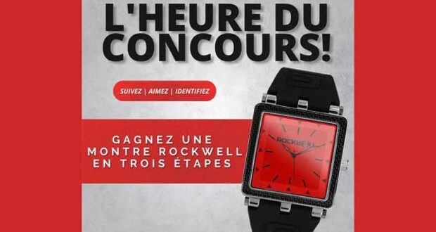 Gagnez une montre Rockwell