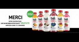 Obtenez une infusion antioxydante bai gratuite