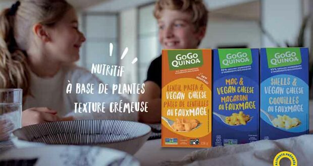 1$ de rabais à l'achat d'une boîte de pâtes au fauxmage GoGo Quinoa