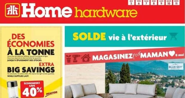 Circulaire Home Hardware du 5 mai au 11 mai 2022