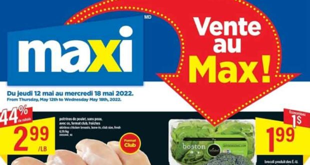 Circulaire Maxi du 12 mai au 18 mai 2022