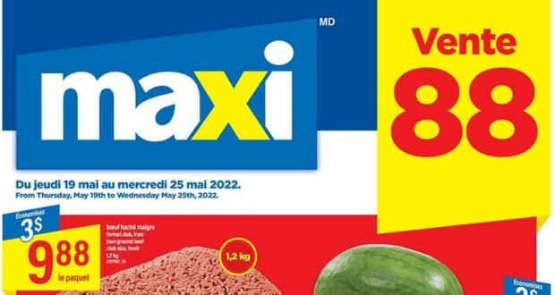 Circulaire Maxi du 19 mai au 25 mai 2022