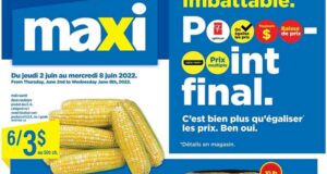 Circulaire Maxi du 2 juin au 8 juin 2022