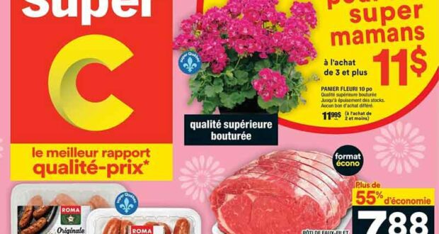 Circulaire Super C du 19 mai au 25 mai 2022