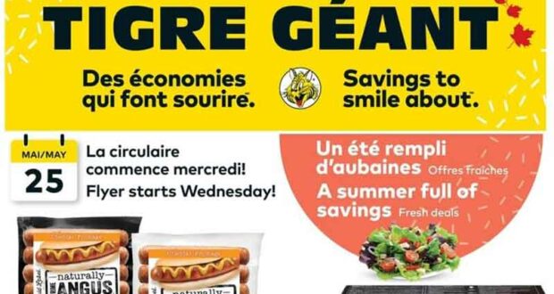 Circulaire Tigre Géant du 25 mai au 31 mai 2022