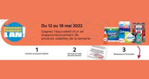 Gagnez 5 x 1 an d’approvisionnement en produits vedettes