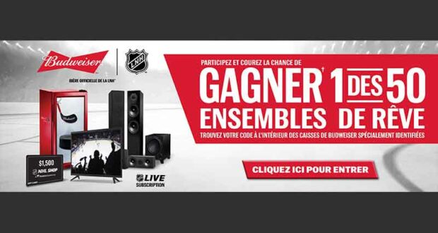 Gagnez 50 ensembles cadeaux de 3775 $ chacun